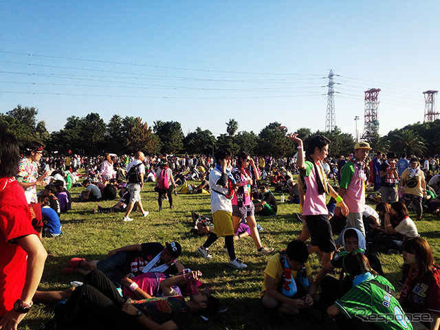 2014年9月13~15日、千葉・袖ケ浦海浜公園で行なわれた「氣志團万博2014 ~房総大パニック!超激突!!」のようす