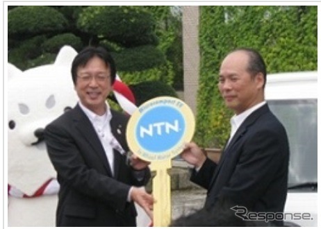 NTN、インホイールモーター搭載の超小型モビリティを磐田市に貸与