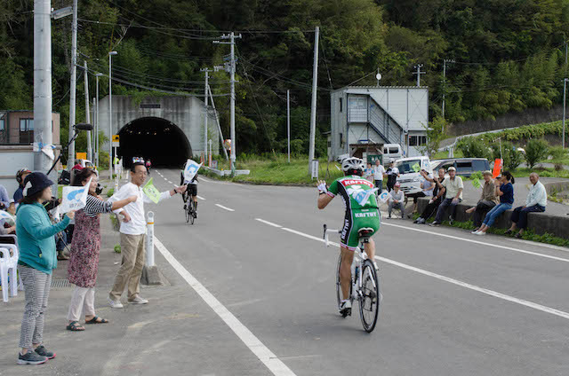 沿道の応援が優しいです(ツール・ド・東北14)