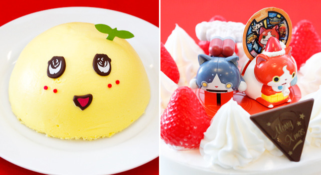 「ふなっしー梨汁ブシャーケーキ」&「キャラデコクリスマス 妖怪ウォッチ 5号」