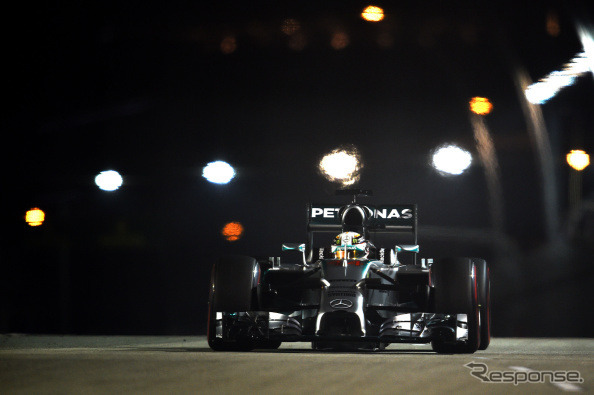 ルイス・ハミルトン(F1 シンガポールGP 予選)