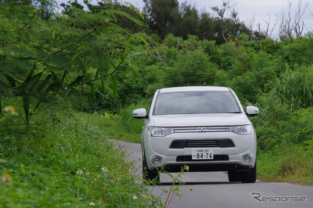 電気とガソリンの“チャンプルー”…アウトランダーPHEV をレンタルして沖縄をめぐる旅