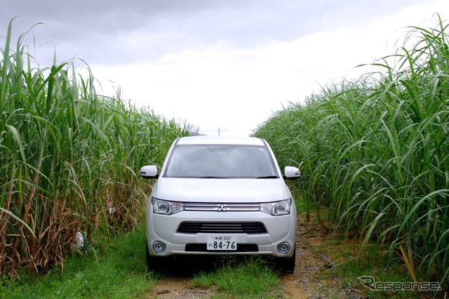 電気とガソリンの“チャンプルー”…アウトランダーPHEV をレンタルして沖縄をめぐる旅