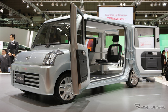 ダイハツは東京モーターショーで発表した「DECA DECA」をベースとした新型軽自動車を発売する(写真はコンセプトカー)