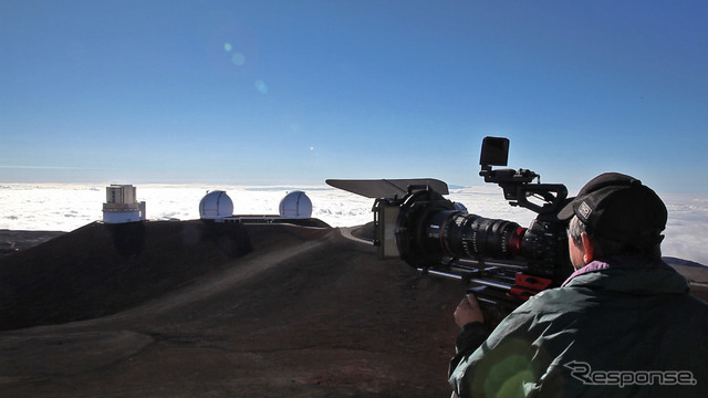 マウナケア山頂・すばる望遠鏡で行われた撮影の様子