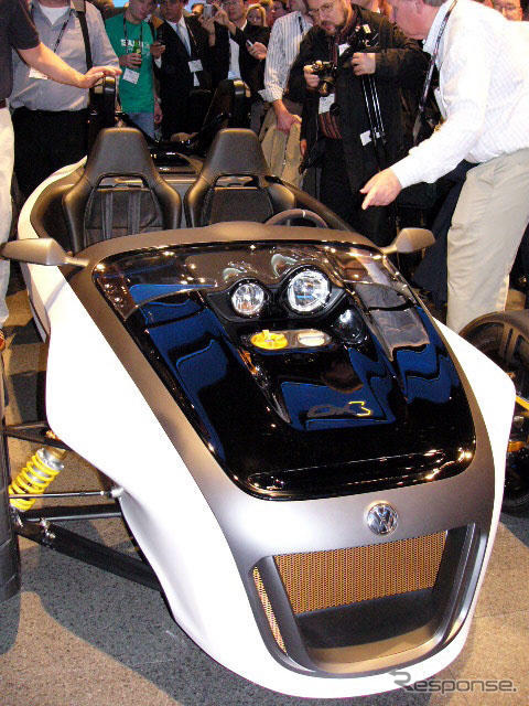 【ロサンゼルスモーターショー06】VWの3ホイーラー『GX3』、07年市販?