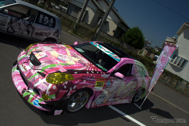 かぶら自動車教習所痛車展示会