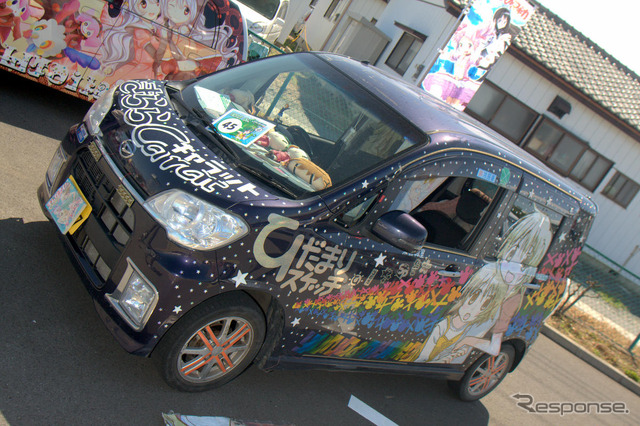 かぶら自動車教習所痛車展示会