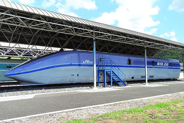 鉄道総合技術研究所・風洞技術センター（滋賀県米原市梅ケ原）にある300X、STAR21、WIN350など。