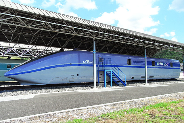 鉄道総合技術研究所・風洞技術センター(滋賀県米原市梅ケ原)にある300X、STAR21、WIN350など。