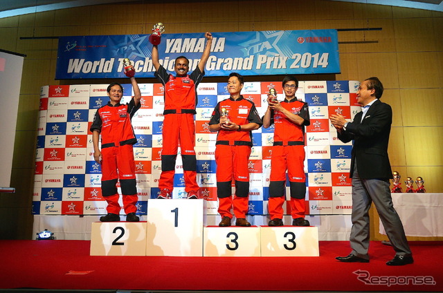 ヤマハ ワールドテクニシャンGP 2014 コミューター部門入賞者