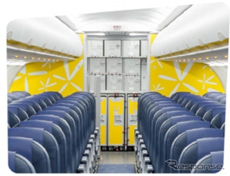 バニラエア、新造A320に新内装を採用