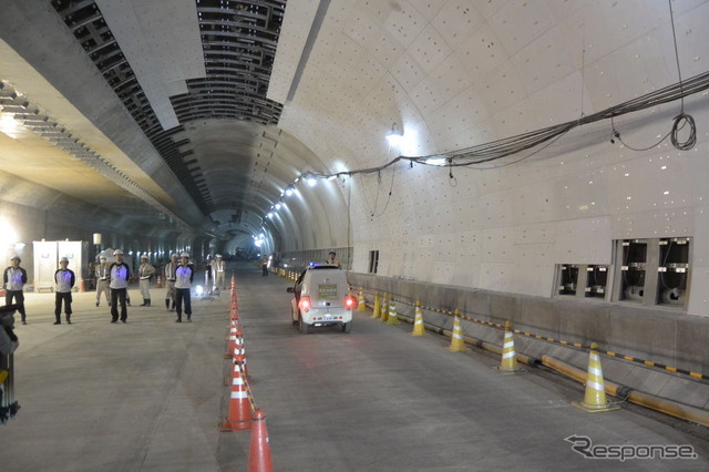 首都高 中央環状品川線山手トンネル 照明点灯式