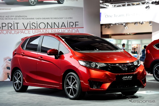 新型ホンダ ジャズ(フィット)のプロトタイプ車(パリモーターショー14)