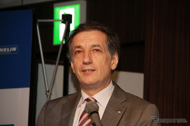 日本ミシュランタイヤ 代表取締役社長 ベルナール・デルマス氏