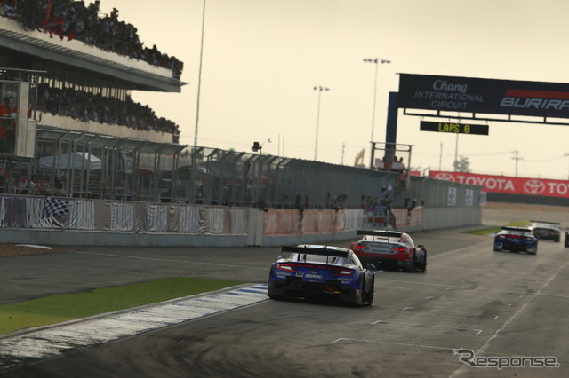SUPER GT第7戦は、タイの新設コースで開催された。