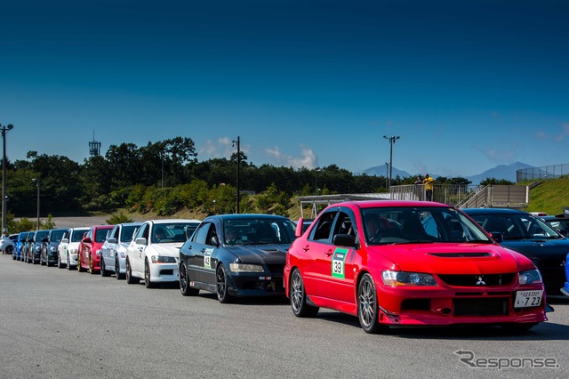 富士スピードウェイ ワンメイクドライビングレッスン（ランサーエボリューション・スバルWRX）