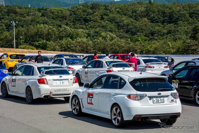 富士スピードウェイ ワンメイクドライビングレッスン（ランサーエボリューション・スバルWRX）