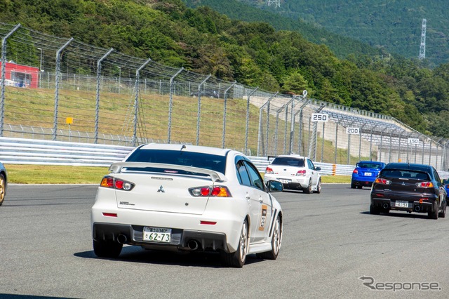 富士スピードウェイ ワンメイクドライビングレッスン（ランサーエボリューション・スバルWRX）