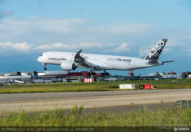 エアバス、A350XWBの路線実証飛行テストが終了