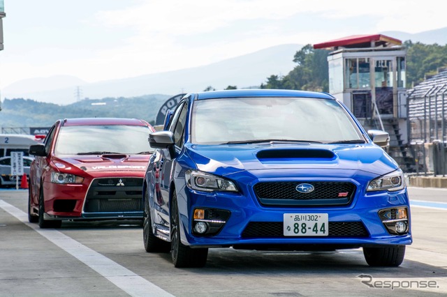 富士スピードウェイ ワンメイクドライビングレッスン(ランサーエボリューション・スバルWRX)