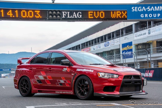 富士スピードウェイ ワンメイクドライビングレッスン(ランサーエボリューション・スバルWRX)
