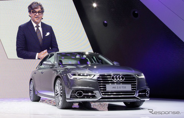 アウディ A6 改良新型(パリモーターショー14)