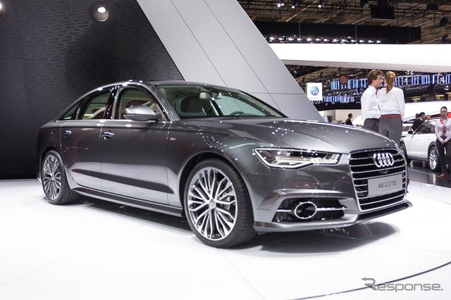 アウディ A6 改良新型(パリモーターショー14)