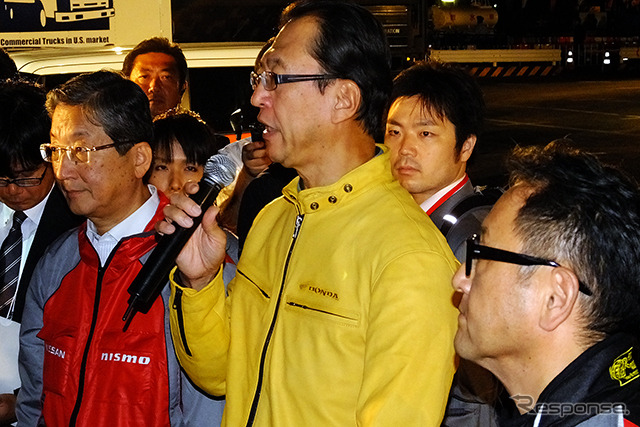 トヨタ豊田社長・日産志賀副会長・ホンダ池会長