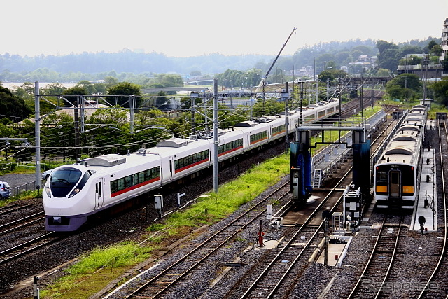 11月8日の特急は、『フレッシュひたち55・60号』以降の全列車が全区間で運休する。写真は『フレッシュひたち』で運用されているE657系。