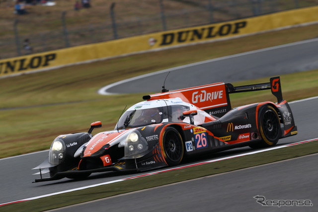 LMP2クラス優勝の#26 リジェ・ニッサン。