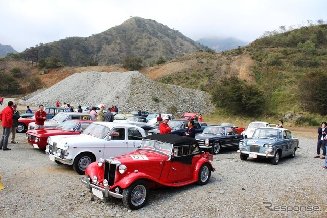 足尾銅山に到着した参加者達