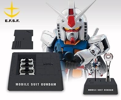 ガンダムフィギュア付きオリジナルホルダーストッカー (C) SOTSU・SUNRISE