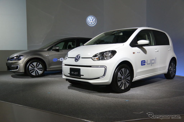 VW e-up!/e-ゴルフ 発表会