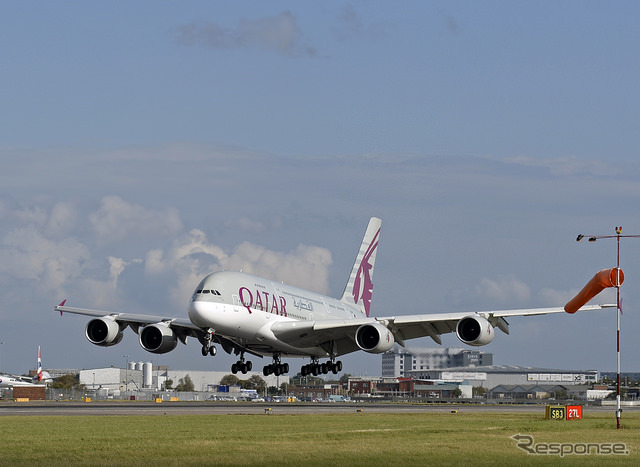 カタール航空、A380がドーハ＝ロンドン路線に就航（1）