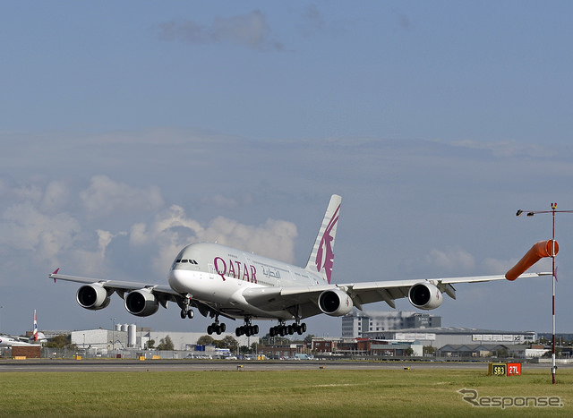 カタール航空、A380がドーハ=ロンドン路線に就航(1)