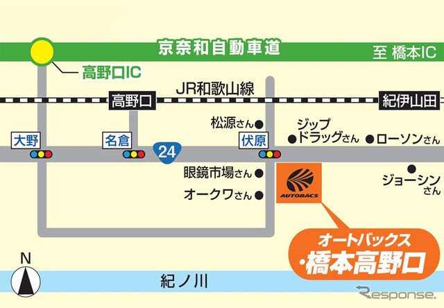 オートバックス・橋本高野口