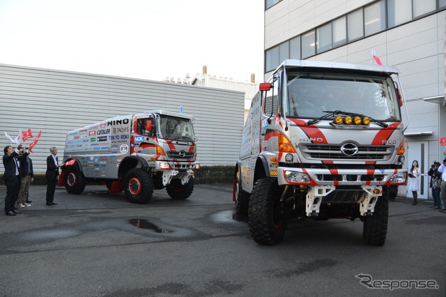 日野チームスガワラ ダカールラリー2015 参戦車両