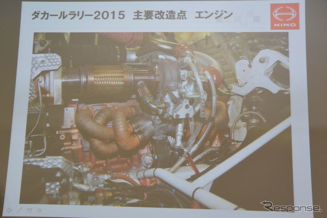 日野チームスガワラ ダカールラリー2015　参戦発表会