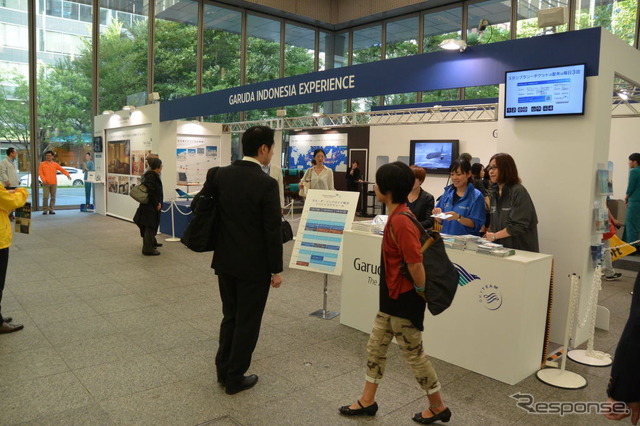 ガルーダ・インドネシア航空 シート体験イベント in マルキューブ