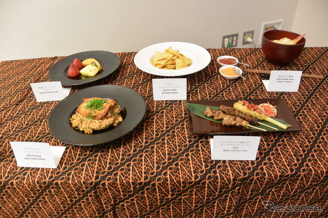ガルーダ・インドネシア航空 ビジネスクラス 機内食 軽食