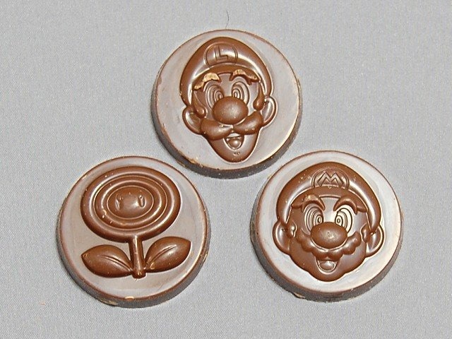 キャラクター型のチョコ