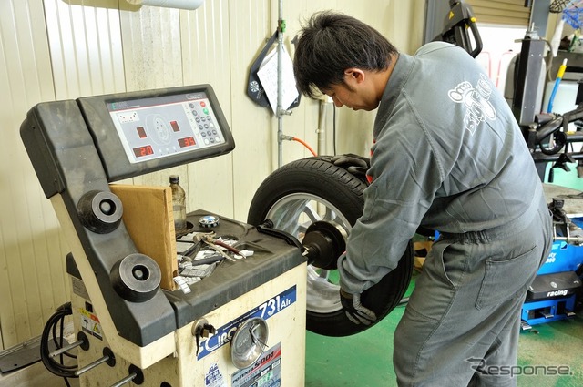 実際のピット作業