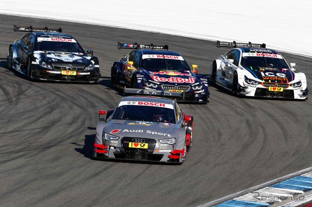 アウディ、DTM最終戦で表彰台独占