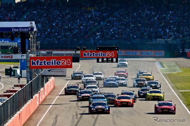 アウディ、DTM最終戦で表彰台独占