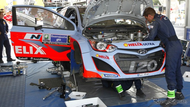 ヒュンダイ i20 WRCカー（2014年）