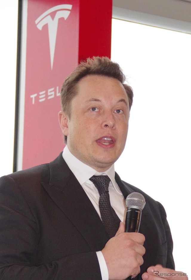 テスラモーターズ、イーロン・マスクCEO