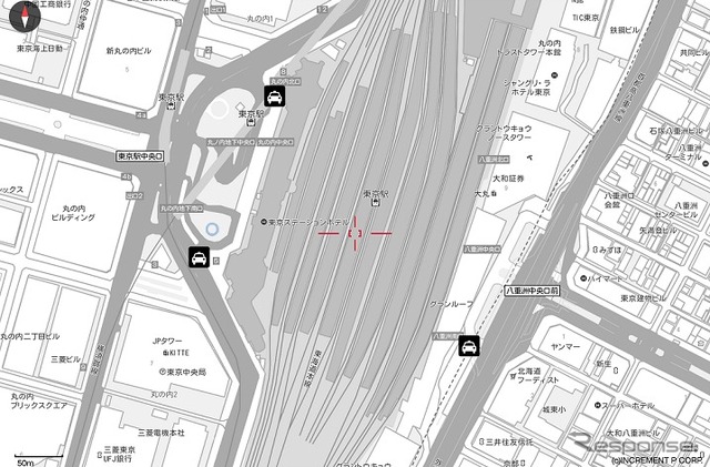 地図デザインパターン切り替え（グレーマップ）