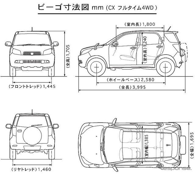 【ダイハツ ビーゴ／トヨタ ラッシュ 発表】本格的なSUVデス