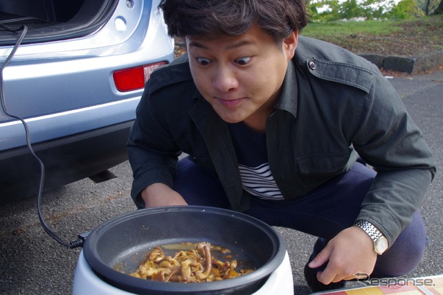 電気自動車で栗ごはんは炊けるのか? 三菱 アウトランダーPHEVで秋の味覚、食べ走り